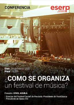 Como se organiza un festival de musica